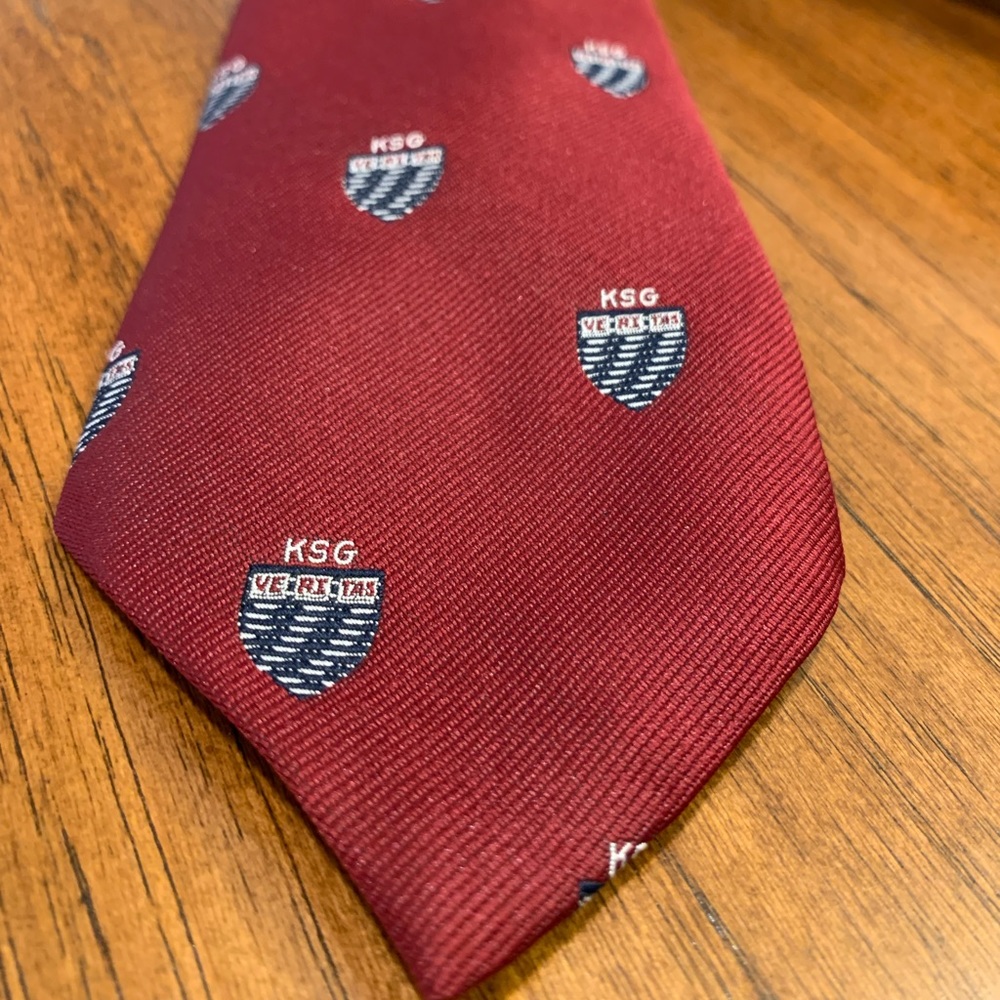 Harvard University veritas silk-blend tie
